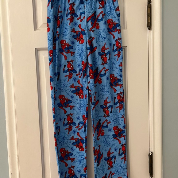 Spider Man Pajama Pants Blue 